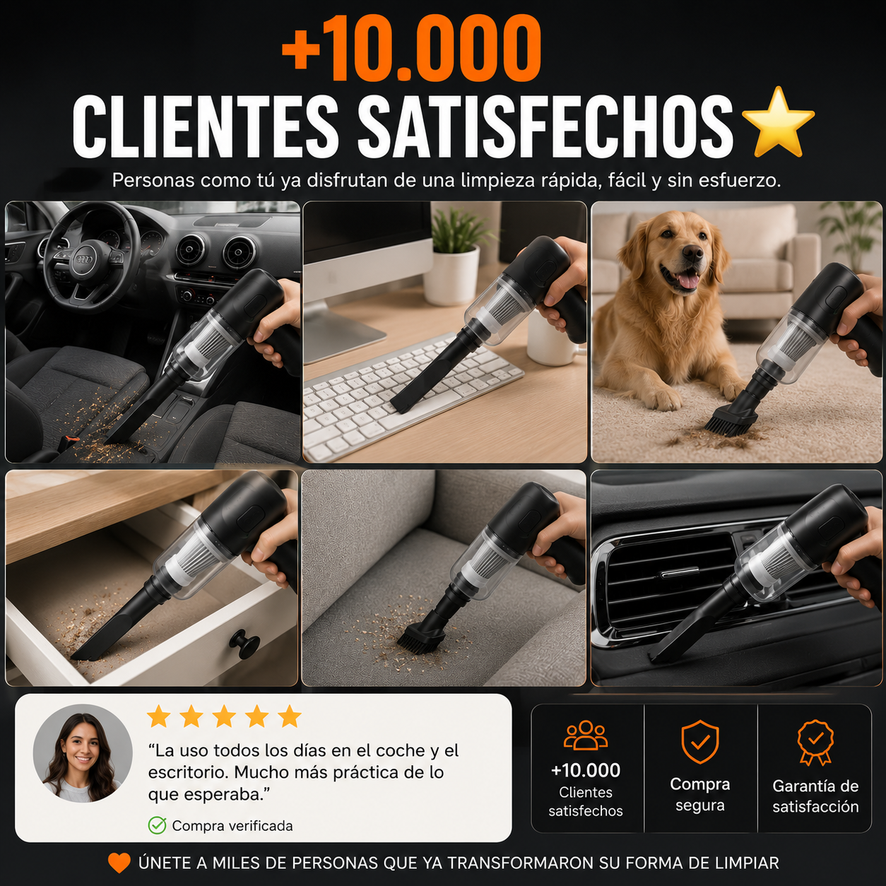 TurboClean™ Aspiradora 3en1