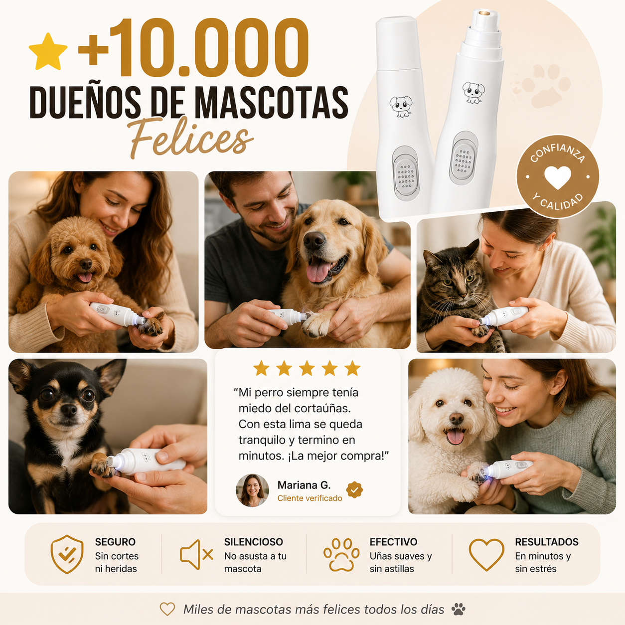PetNails™ Lima Eléctrica para Mascotas