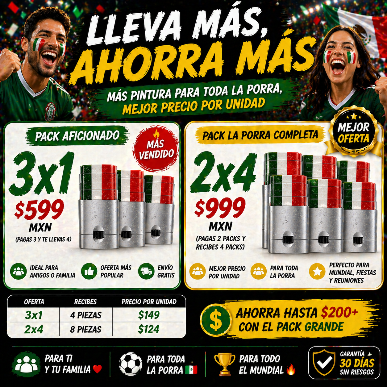 TriFan México™- Pintura Apoyo a la Selección