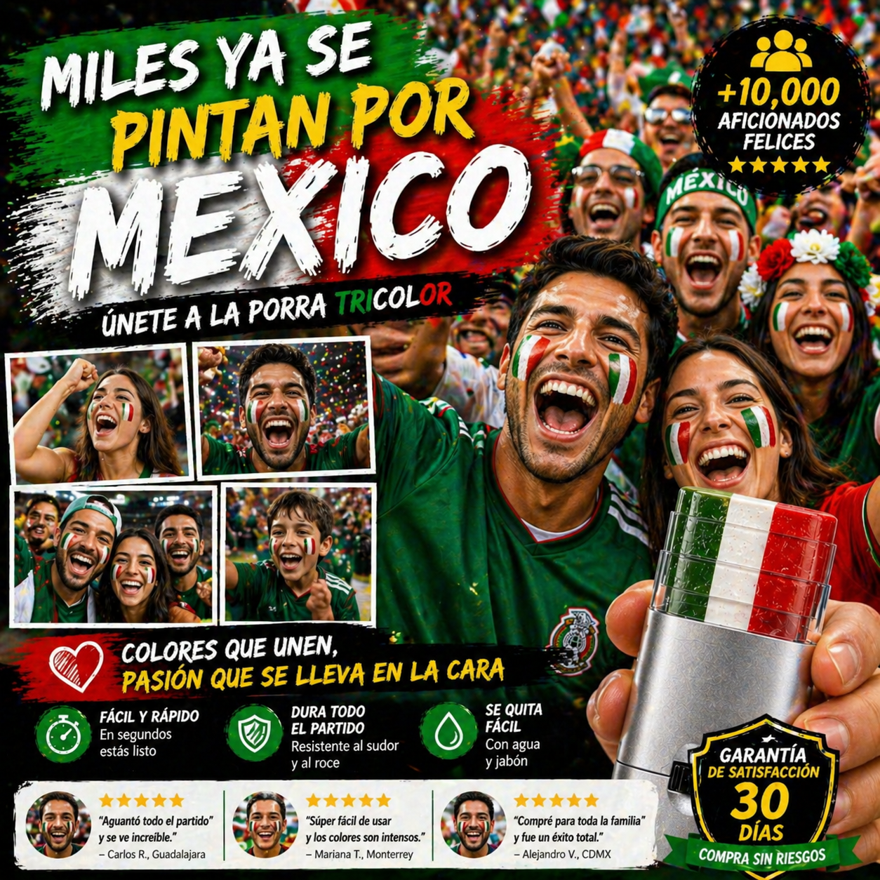 TriFan México™- Pintura Apoyo a la Selección