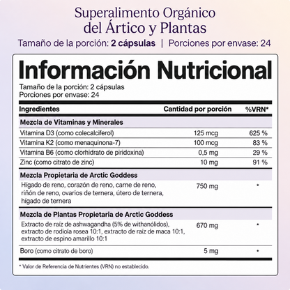 Arctic Goddess - Reductor Ancestral de Cintura y Muslos para Mujeres