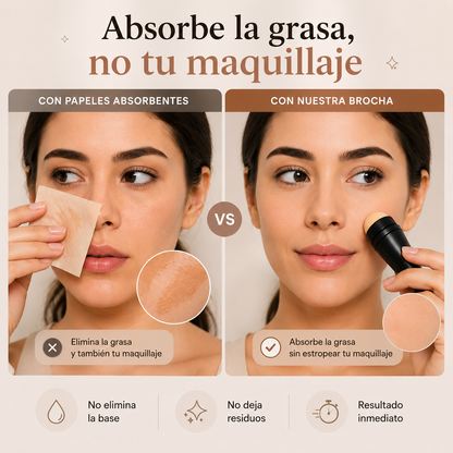 PureGlow™ Brocha Absorve Grasa
