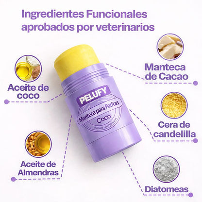 Bálsamo para Patitas de Mascota Pelufy