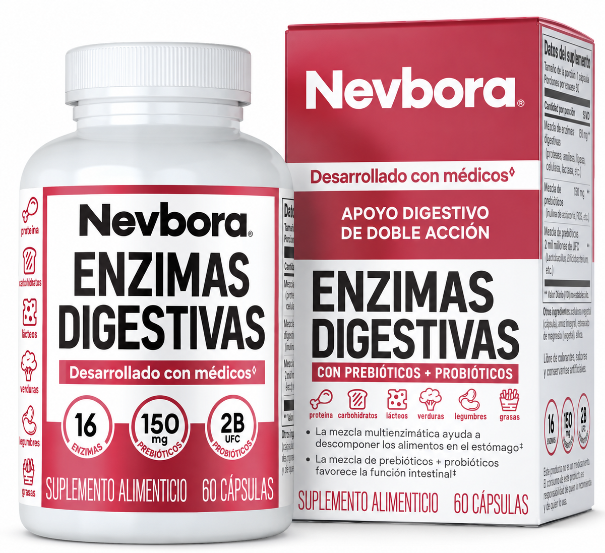 Nevbora- Enzimas Digestivas
