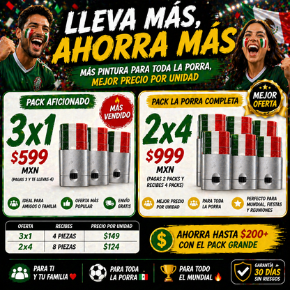 TriFan México™- Pintura Apoyo a la Selección